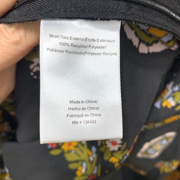 MODCLOTH 70s Inspired Chiffon Floral‎ Mock Neck Blouse Sz M - Picture 8 of 8